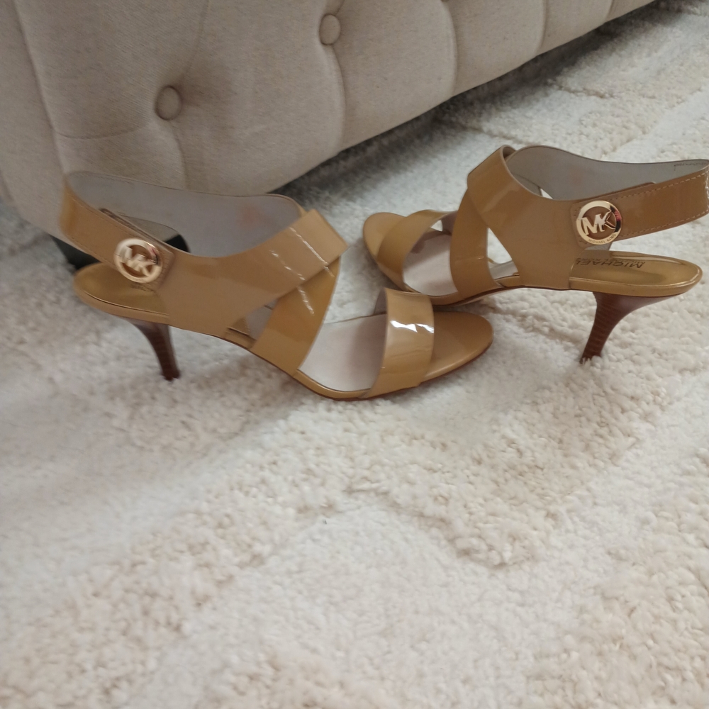 Michael Kors Tan Strappy Heels